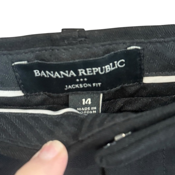Banana Republic Black Dress Pants Tailored Fit - Picture 3 of 8